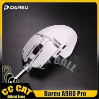 DAREU A980Pro/ProMax Wireless Mouse Gaming Esports Mouse Three Mode 4K/wired/Bluetooth Gamer Lightweight Long Endurance Mouse