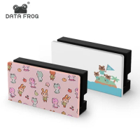 DATA FROG Cartoon Protective Housing Shell Compatible-Nintendo Switch TV Front Protector Case Hard Cover For Switch