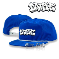 Topi Snapback Classic TAKE IS AESY/Topi Snapback Casual Vintage Rope Hat Pria Wanita - battle biru