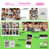 FANKIT TREASURE LAST NIGHT (ISI 26 ITEM) BIAS TANDA TANGAN TTD KPOP IDOL KOREA PREMIUM MURAH UNOFFIC