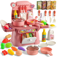 ToylinX Children's Kitchen Toys Cooking Games and Pot Games Food Sets Canned Vegetables Christmas Halloween Festive Gifts