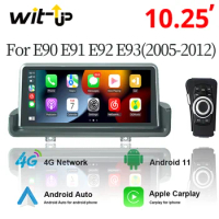 wit-up For BMW E90 E91 E92 E93 10.25" upgrade radio Android 11 Aftermaket GPS Navi CarPlay Autoradio Car Stereo Multimedia