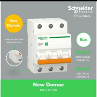 MCB 3P 6,10,16,20A Domae Schneider