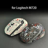 Mouse Grip Tape Skate Handmade Sticker for Logitech M720 Professional Non Slip Lizard Skin Suck Sweat Pad