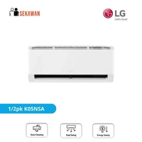 lg AC 1/2 pk K05NSA AC LG 1/2pk Plus Pemasangan kota padang Unit Only