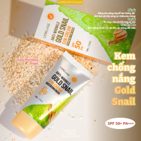 Kem chống nắng nâng tone LEBELAGE, Tinh chất ốc sên vàng Gold Snail chống tia UV SPF 50+ PA+++ 70ml