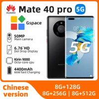 HUAWEI Mate 40 Pro 5G Mobile Phone 6.76 inch 90Hz Curved Screen Kirin 9000 Octa Core 5nm craft 50MP Ultra Vision used phone