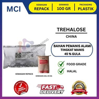 TREHALOSE MEIHUA PEMANIS ALAMI MAKANAN / PEMANIS FOOD GRADE TREHALOSE || 100 GR