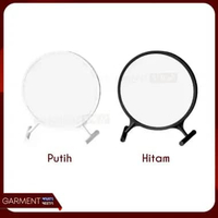 Cermin Make Up Kaca Bulat Meja Rias Standing Mirror Beauty Kaca Dekorasi Estetik Minimalis RANDOM - 