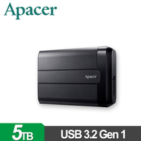 Apacer 宇瞻 AC732 5TB(黑) 2.5吋 IP68 軍規抗摔行動硬碟 AP5TBAC732B-2