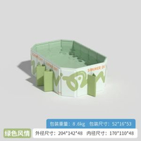 支架泳池大型戶外免安裝水池3米可摺疊家庭戲水池免充氣泳池