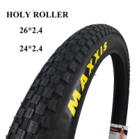 MAXXIS 26 Holy Roller Bicycle Tire 26 26*2.4 24*2.4 Ultralight BMX Street Bike Tires Chocolate Tread Climbing Tyres Biketrial