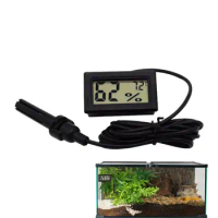 Temperature Hygrometer Sensor Fast Response Digital Hygrometer Convenient Humidity Meters For Instrument Workshop Library
