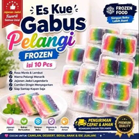 Es Kue Gabus Pelangi Isi 10 Pcs