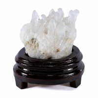 【寶峻晶石館】白水晶簇 800g(WQ365)