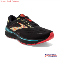 BROOKS RUNNING ADRENALINE GTS 22 MEN BLACK/RED MEDIUM D CUTTING h mura spike kedai megablast maratho