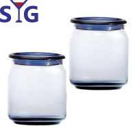 【SYG】藍色精靈玻璃儲物罐500cc(二入組)