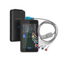 For Pcecg-500 Portable Medical Monitoring Devices Wifi EKG 12 Lead ECG Monitor Pocket ECG Machine