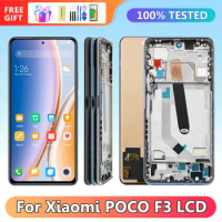 6.67" Display Screen for Xiaomi Poco F3 M2012K11AG Lcd Display Digital Touch Screen Assembly with Frame for Poco F3 Replacement