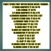 PAKET HEMAT YANMAR DIESEL ENGINE