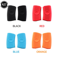 2Pcs Silicone Gloves Handle Holder Cover Assist Pan Handle Sleeve Potholders Cast Iron Skillets Handles Grip Covers Baking Tool