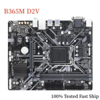 For Gigabyte B365M D2V Motherboard B365 32GB LGA1151 DDR4 Micro ATX Mainboard 100% Tested Fully Work