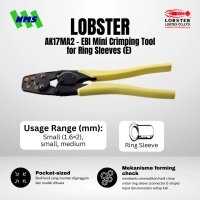 LOBSTER AK17MA2 EBI Mini Crimping Tool for E Ring Sleeves untuk Small (1.6 x 2), Small, Medium Tang 
