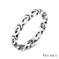 GIUMKA-925純銀戒指-開運尾戒-幸運魚