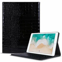 LED Keyboard Shell for IPad 10.2 Inch IPad 7th 8th Generation Case PU Leather Backlight Wireless Keyboard Tablet Cover + Pen