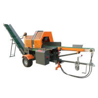 YG New Model Firewood Splitter Forestry Machinery Chainsaw Type Fire Wood Log Cutting Processor Full Hydraulic All Accessories