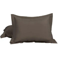 Unique Bargains 2pk Queen Pillow Shams 1800 Microfiber Pillow Cases 20" x 30"