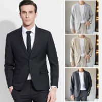 【COD】 Blazer เสื้อเบลเซอร์ เสื้อสูทผู้ชาย เกรดพรีเมี่ยม ชุดไปงานแต่ง เสื้อเบลเซอร์ลำลองสำหรับธุรกิจ