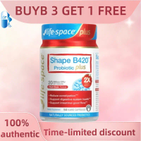 【Top Rated】LifeSpace B420 PLUS Probiotic 2X Strength 50 Caps | High-Potency Formula, Supports Digest