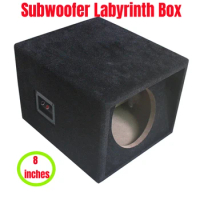 Car Audio Modification 8inch Subwoofer Empty Wooden Box Car Subwoofer Maze Box Supports Rockford Fosgate P P2 P3 T1/JL W6 W3 W1