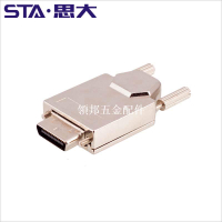 HDR-E26MSG1+ CameraLink工業相機連接器SDR 26pin彎針插頭公母頭[領邦五金配件]