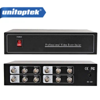 4CH In/8CH Output Professional 1080P/720P High Definition Video Splitter,Support CVI/TVI/AHD Camera BNC Output,MaxUp to 300-600M
