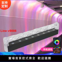 【台灣公司 超低價】新款動態水紋燈洗墻燈3d動態光影燈客廳臥室led酒吧ktv氛圍工程燈