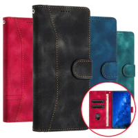 For Xiaomi Mi 13 14 Line Magnetic Flip Leather Phone Case For Redmi 9A 10A 10C A12 12C 13C Note 12 12S Pro Plus Turbo 5G Cover