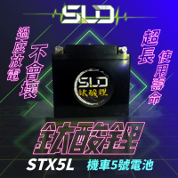 【SLD】鈦酸鋰STX5L(同YTX5L-BS、GTX5L-BS、TTZ7SL、YTZ7S)