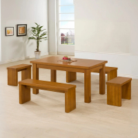 【IDEA】荷風日式多功用實木餐桌椅組/茶几 餐椅 椅凳(長桌  客廳桌 拜拜桌 神殿桌 152CM)