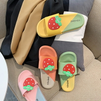 果凍軟底女拖鞋外穿2021夏季韓版可愛室內拖網紅水果沙灘鞋潮涼拖