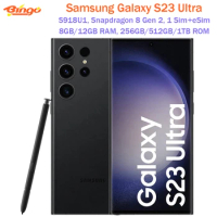 Samsung Galaxy S23 Ultra S918U1 256G/512G/1TB ROM Snapdragon AMOLED 6.8" Octa Core 200MP&amp;12MP 8GB/12GB RAM eSim NFC Cell Phone