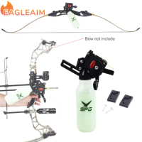 Archery Bottle Bowfishing Reel - Bottle Bowfishing Reels Kits Mount on Bow Fishing Reel Hunting Shooting Fish For Compound Bow