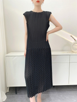 L-1154F #   Summer Small Sleeve Special  Age-Reducing Dress Handmade Pleated Paper Model Women One S