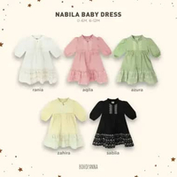 BOHOPANNA - RAYA COLLECTION - NABILA BABY DRESS - Dress Anak Perempuan - Dress Raya - Baju Muslim 6-