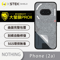 O-one大螢膜PRO Nothing Phone (2a) 全膠背面保護貼 手機保護貼-水舞款
