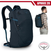 OSPREY 新款 Apogee 28L 超輕多功能城市休閒筆電背包_海妖藍 R