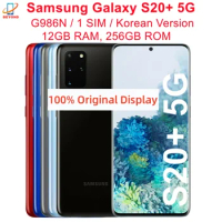 Samsung Galaxy S20 Plus S20+ 5G G986N 256GB ROM 12GB RAM Snaspdragon 6.7" Octa Core NFC Original Unlocked Android Cell Phone