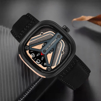 JAM TANGAN SEVENFRIDAY SF-M2/01-8800 D4.8CM KULIT FULL EMBOS ORIGINAL PRIA WANITA