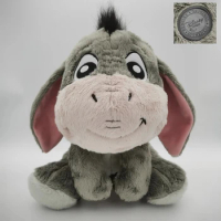 Disney 28cm Cute Cartoon Eeyore Donkey Stuffe Animal Soft Plush Toy Doll For Birthday Children Gift